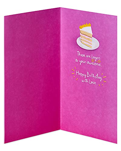 Sassy and Classy Birthday Card for Daughter with Glitter