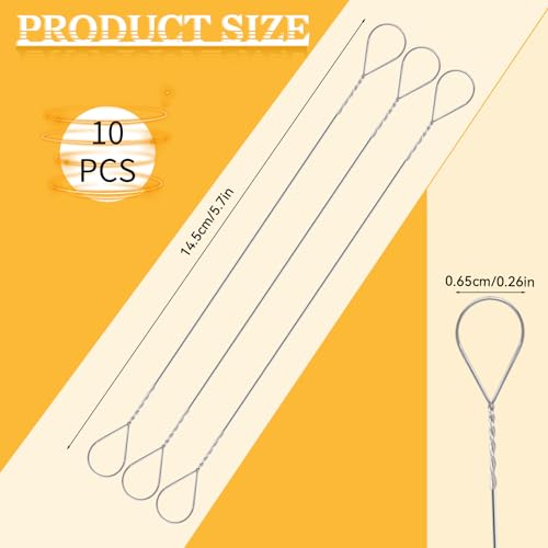 Mozeat Lens 10-Pack Stainless Steel Cheese Slicer Wires - 5.7 Inches