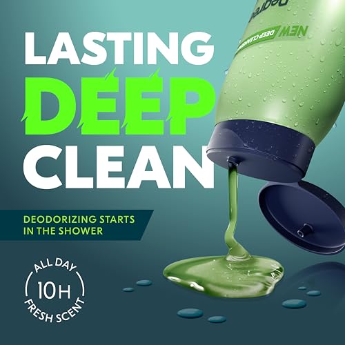 Degree All Day Fresh Body Wash - Fresh Energy Deep Cleansing 20 Fl Oz