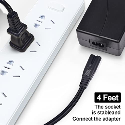 4ft AC Power Cord for Electric Recliner and Lift Chair - Universal 2-Slot