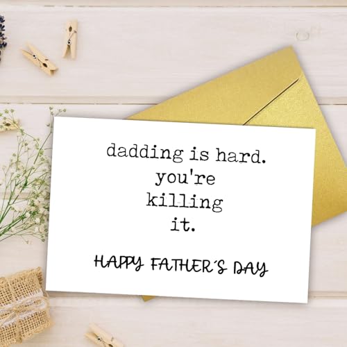 Heartfelt Father's Day Card for New Dads - Supportive & Encouraging