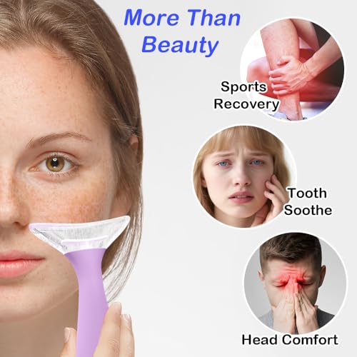 Silicone Ice Roller for Face & Eyes - Reusable Depuffing Cold Skin Mold