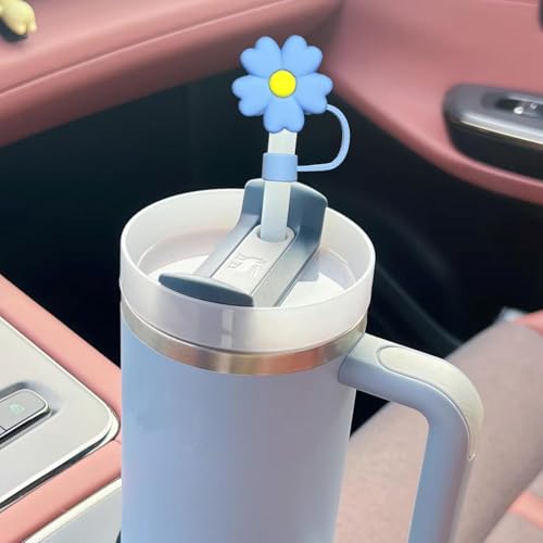 5-Pack Flower Straw Covers for Stanley Cup 10mm Tumbler Accessories
