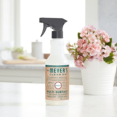 Mrs. Meyer's Clean Day All-Purpose Cleaner, Geranium, 16 Fl Oz (Pack of 2)