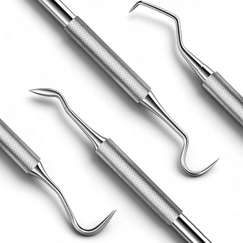 Azosowo Stainless Steel Dental Pick & Tartar Remover Tool Kit for Teeth