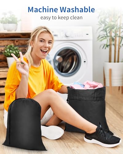 OTraki 16x20 Inch Small Laundry Bag - 2 Pack Drawstring Organizer