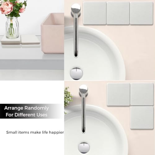 Mucco Diatomaceous Earth Stone Sink Tray - 3 Pack Fast Drying Soap Holder