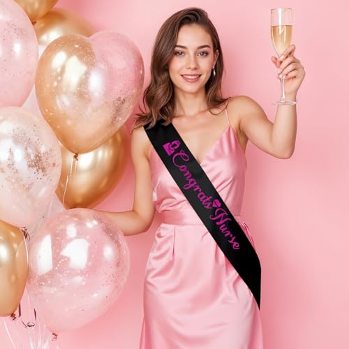 Nurse Graduation Satin Sash for Women | Class of 2025 Gift