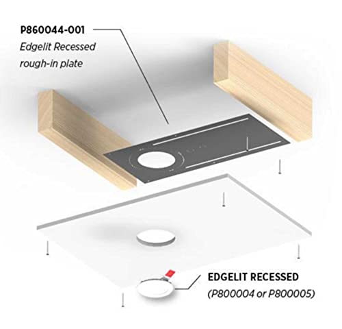 5" LED Edgelit Recessed Downlight - Brushed Nickel, 571 Lumens