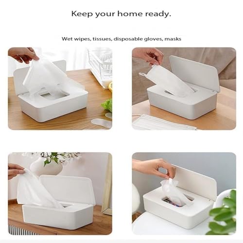 Large Capacity Baby Wipe Dispenser - Sealed & Dustproof Holder