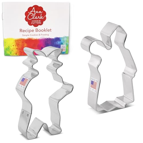 Christmas Folklore Cookie Cutter Set of 2 - Krampus & Saint Nick - Made in USA