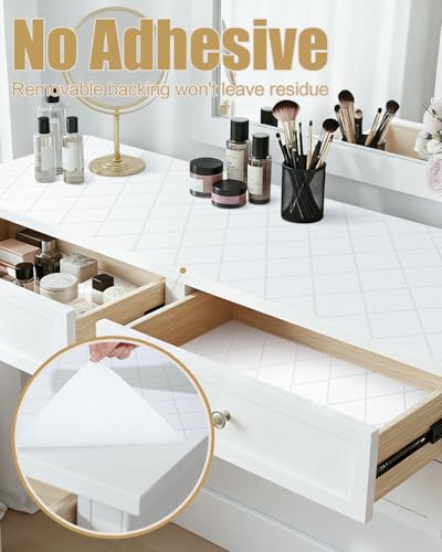 Non-Adhesive Non-Slip Drawer and Shelf Liners | Waterproof & Washable