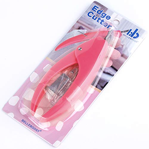 Pink Acrylic Nail Clipper Sharp Stainless Steel Cutter for Nail Tips
