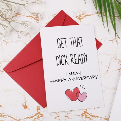 Funny 1 Year Anniversary Card for Husband with Envelope