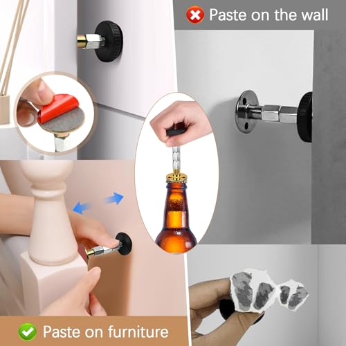 Adjustable Bed Stoppers with Furniture Pads - 2 Pack Anti-Shake Tool