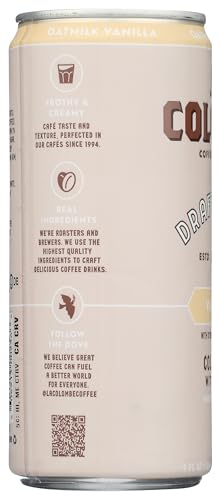 La Colombe Oatmilk Vanilla Coffee Draft Latte - 9 Fl Oz