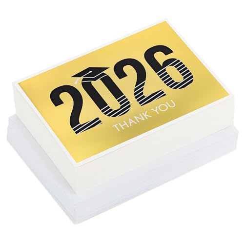 Hallmark Graduation Thank You Cards, Class of 2026, 40 Pack