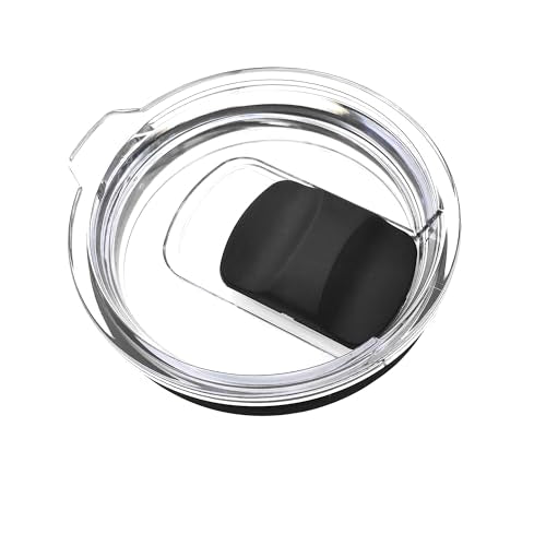 32 oz Tumbler Lid Replacement for Yeti Rambler, 32 oz Mug, BPA Free with 4 Magnetic Slider (2 Pack)