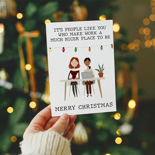 Christmas Greeting Cards for Coworkers - Holiday Office Gift Ideas