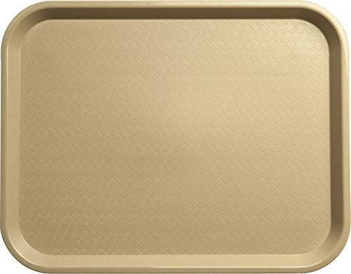 Carlisle Fast Food Tray - Durable 14" x 18" Beige Trays (2 Pack)