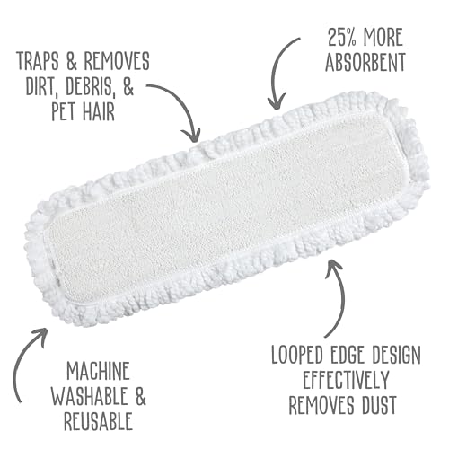 Quick Shine Multi-Action Microfiber Dust Pad for Hard Floors