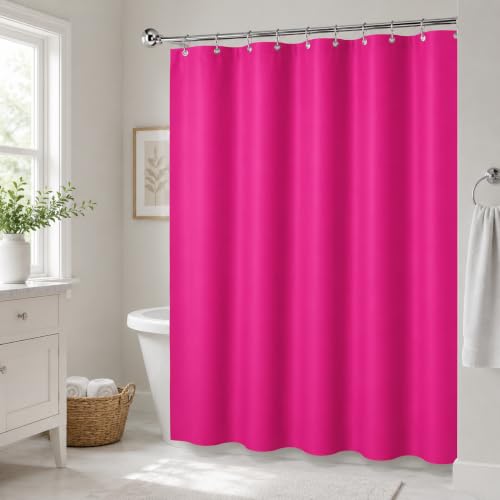 Water-Resistant EVA Shower Curtain Liner 72x72 Inch with Magnets