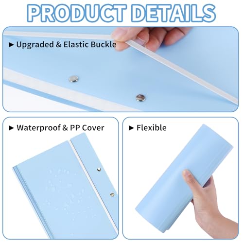 Portable Art Portfolio Folder with 40 Clear Protectors - A4 & A5