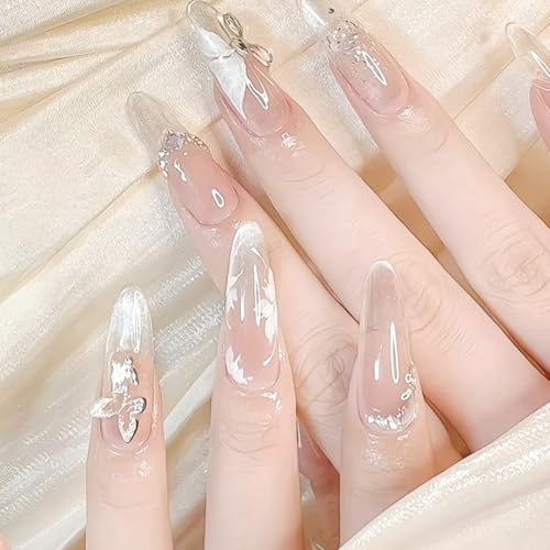 WOKOTO 7-Piece Pink Nail Art Brush Set for Acrylic and Gel Nails