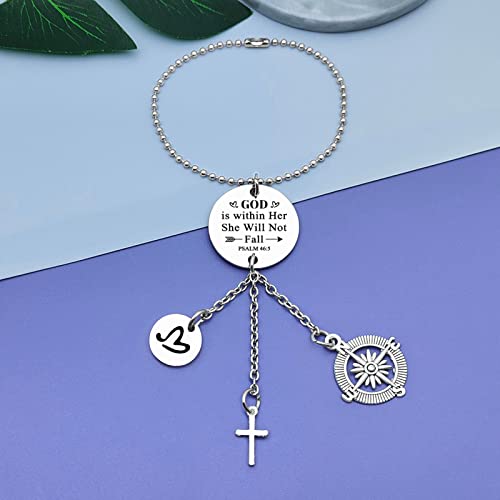 Inspirational Rear View Mirror Hanging Ornament for Women