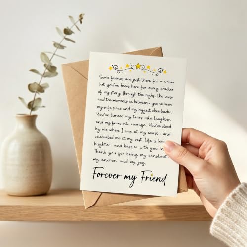Best Friend Card HUS-KM417 - Thank You for Being in My Life