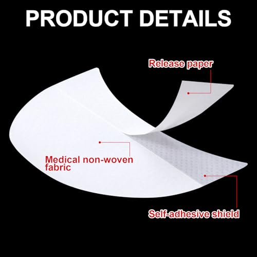 SmallCat 30 Pcs Eyeshadow Shields and Makeup Tape for Eyeliner and Lashes