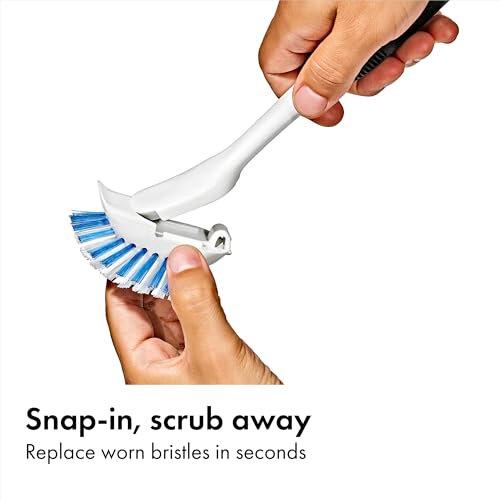 OXO Good Grips Dish Brush Refills - 4 Durable Replacement Heads