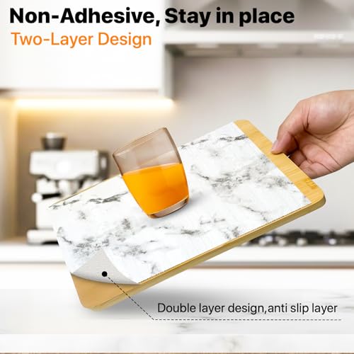 Niviy Non-Adhesive Marble Shelf & Drawer Liner - 12in x 10FT