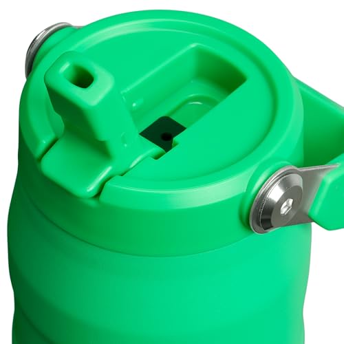 Stanley IceFlow Flip Straw 2.0 Water Bottle 24 oz | Built-In Straw with Larger Opening | Lightweight and Leak Resistant | Insulated Stainless Steel | BPA-Free | Meadow