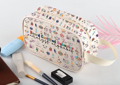 BCBA Clear Makeup Pouch Water-Resistant Cosmetic Travel Bag