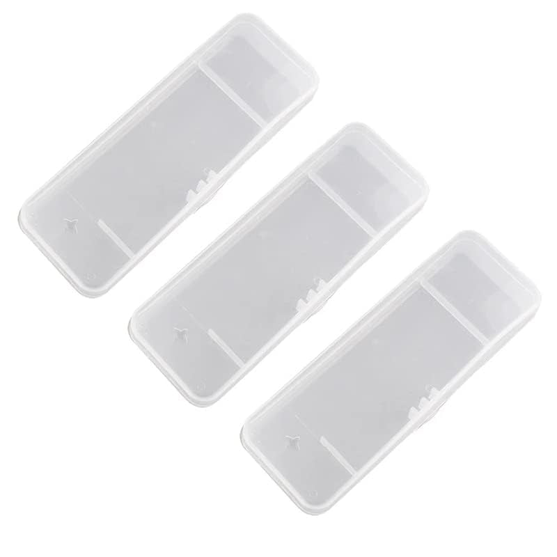 TorSor 3 Pack Portable Razor Travel Case Hard Shell Organizer Box