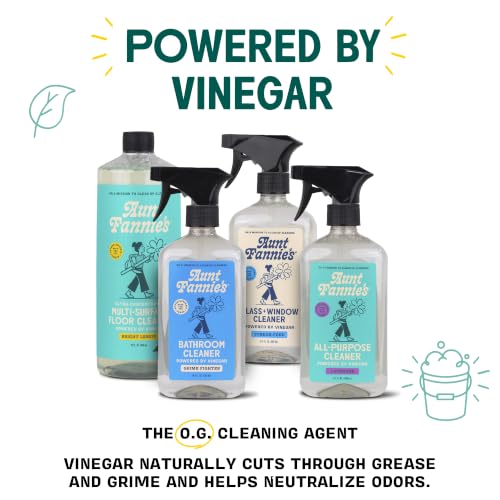 Aunt Fannie's Lavender Vinegar Floor Cleaner 32 Fl Oz Pack of 1 - Natural, Concentrated, Pet & People Safe