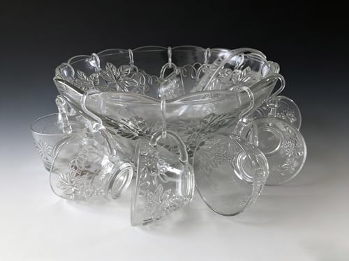 24-Piece Clear Plastic Punch Cup Hooks - 1.7 Inch Scratch-Free Hangers
