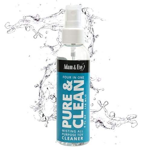 Adam & Eve 4-in-1 Sex Toy Cleaner Spray, Water-Based, 4 oz