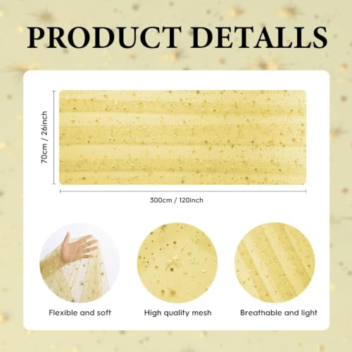 Yellow Gold 28 x 120 Inch Reversible Glitter Sheer Table Runner for Wedding Holiday Party