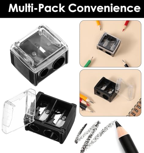 Thrymme Dual Barrel Eyeliner & Makeup Pencil Sharpener 5-Pack