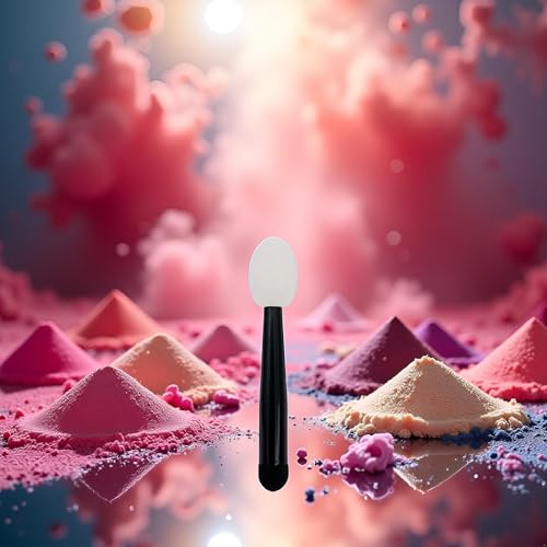Fansoftiks 100 Pcs Disposable Eyeshadow Applicators Dual Sided Sponge Tip