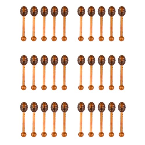 30 PCS Mini Lip Balm Applicator Sticks - Plastic Lip Mask Spoons