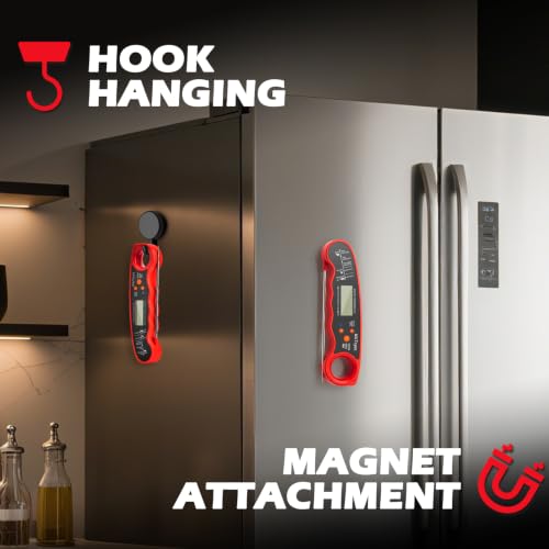 Instant Read Meat Thermometer - Accurate Kitchen Food & Candy Thermometer