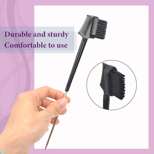 YTBYT Wig Melt Bands & Elastic Bands with Edge Brush and Rat Tail Comb