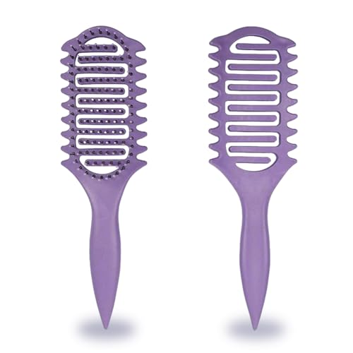 Werncy 4-Piece Hair Brush and Detangling Comb Styling Kit