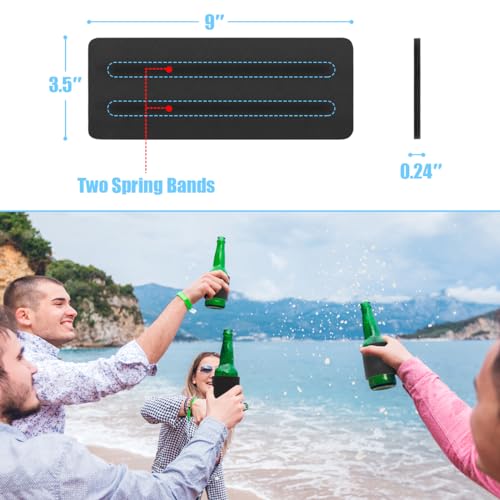 Desing Wish 12oz Slap Band Can Cooler Sleeve Cover 3 Pack Black