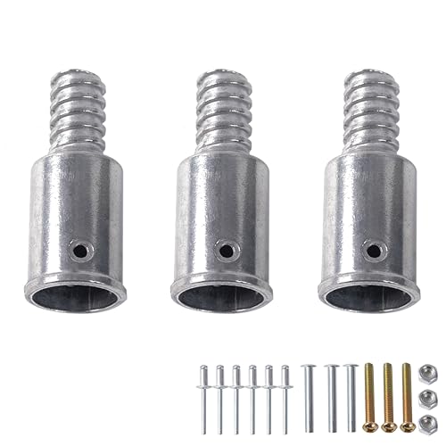 Matthew 3-Piece Threaded Tip Replacement Kit for 1" Poles