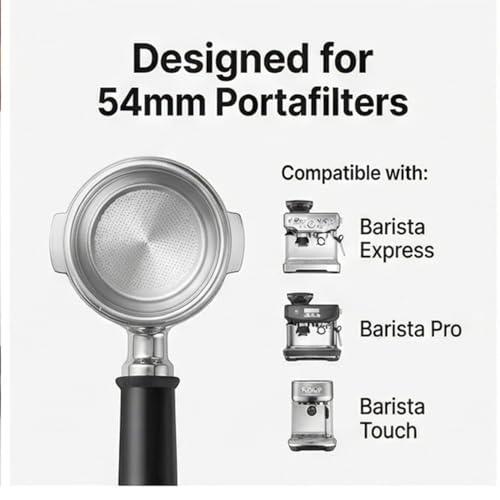 54mm Magnetic Espresso Dosing Funnel for Breville Portafilter