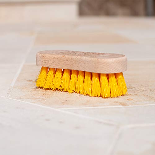 Harrison Greys 4.72" Heavy Duty Stiff Bristle Scrubbing Brush for Indoor & Outdoor Cleaning